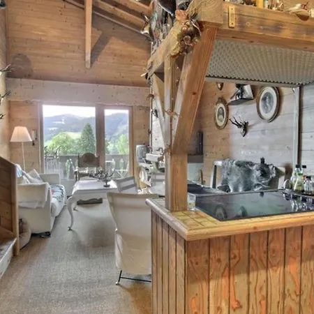 Lovely Nest With Balcony With A Magnificient View Megeve